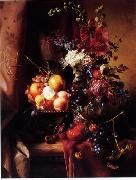 Floral, beautiful classical still life of flowers.108